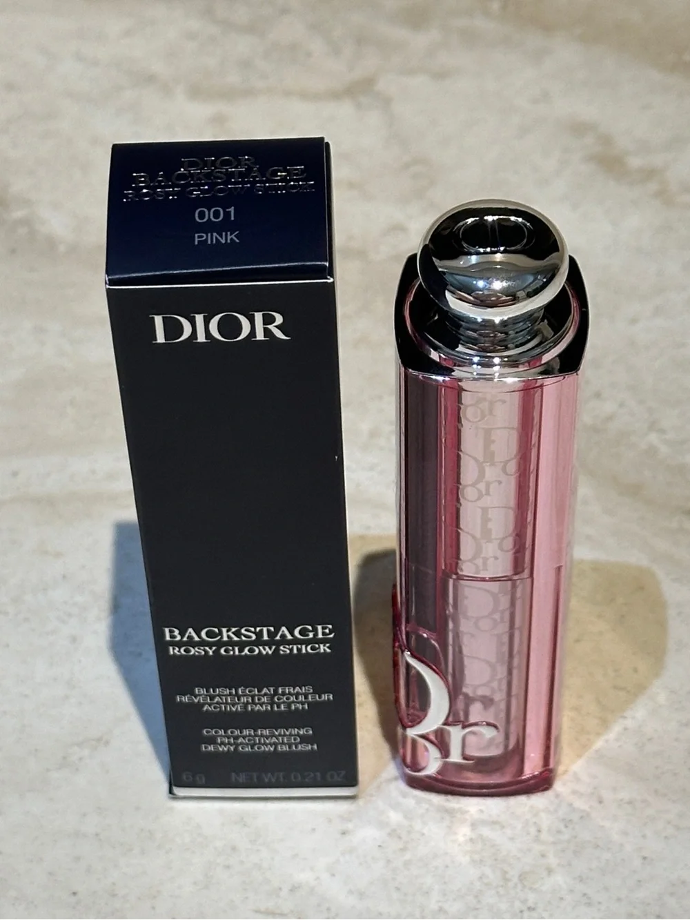 Dior backstage rosy